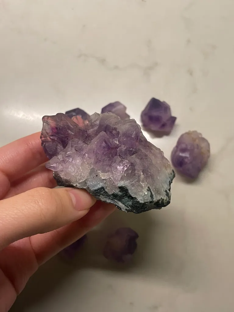 Amethyst Purple Quartz Crystal photo 1