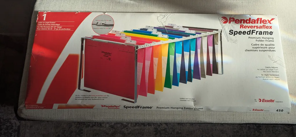 Pendaflex Reversaflex SpeedFrame Premium Hanging Folder Frame photo 1