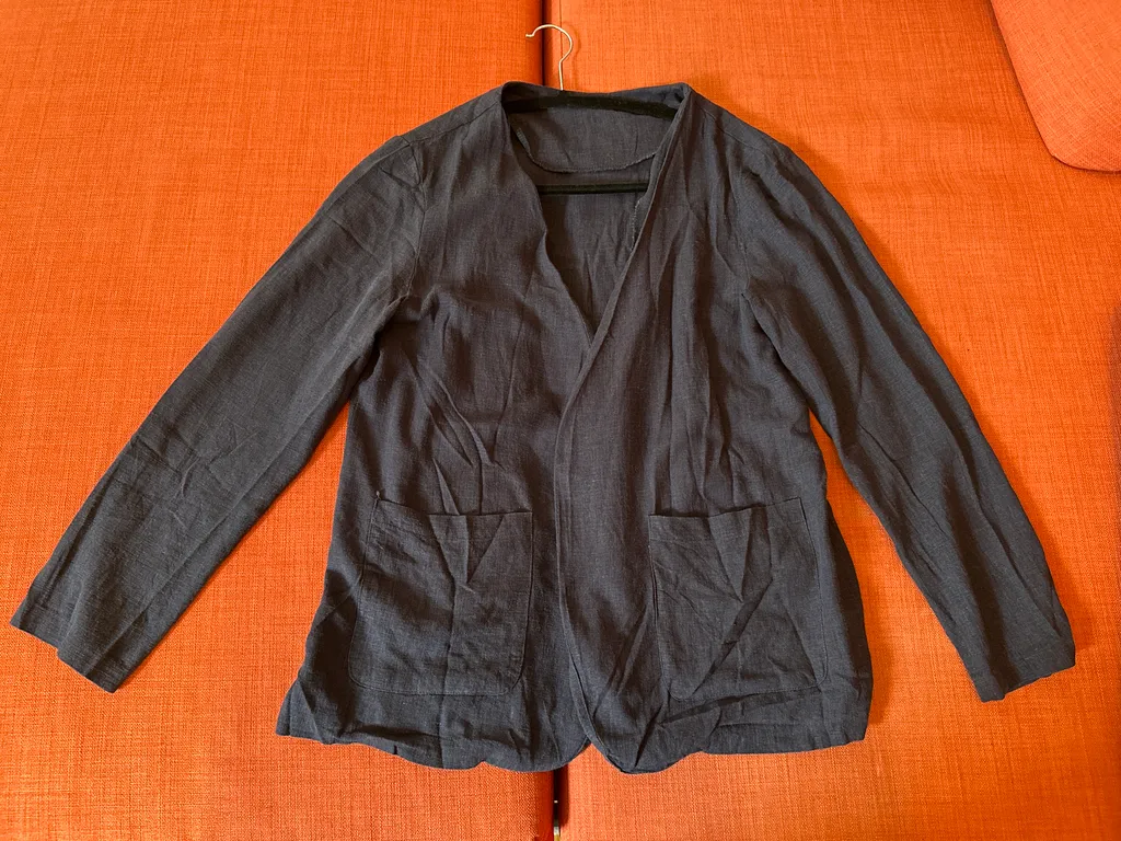 Slouchy blue blazer photo 1