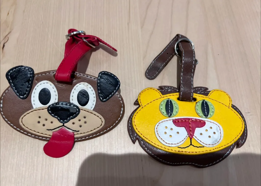 Vintage Leather Luggage Tags photo 1