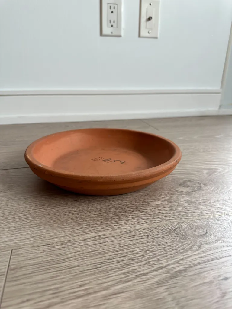 Large Terracotta Saucer photo 1