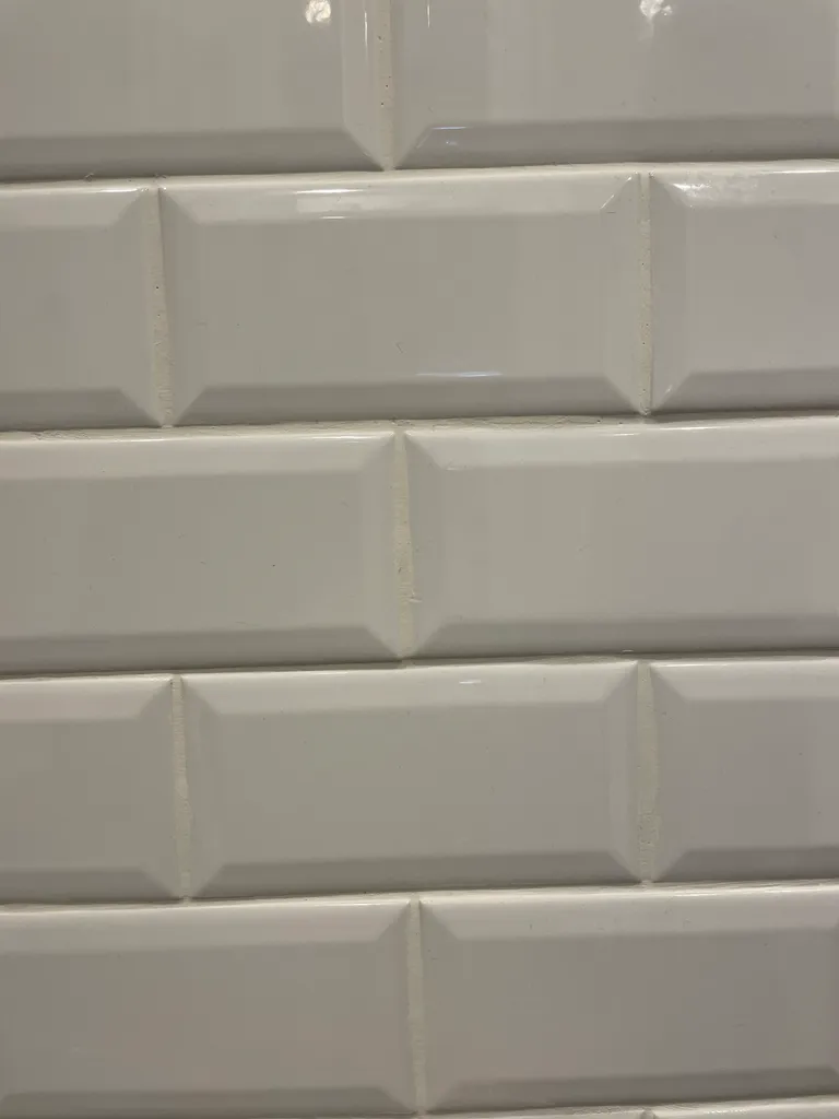  3 by 6 ceramic white subway style wall til photo 1