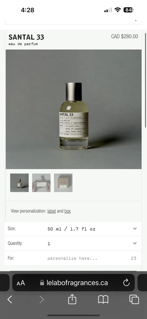 Le labo Santal 33 photo 1
