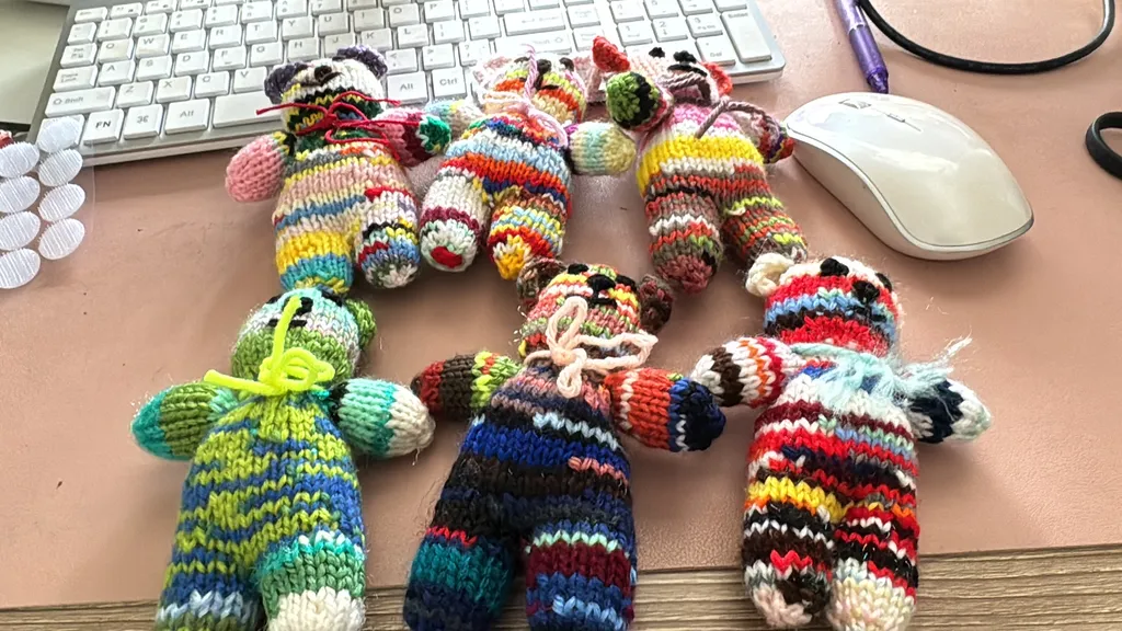 Tiny crochet teddy Bears photo 1