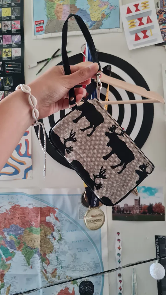 Moose coin purse pouch photo 1