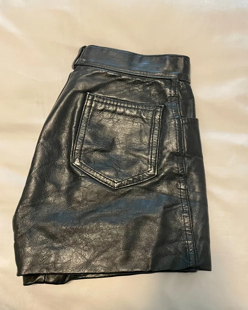 Leather shorts photo 1
