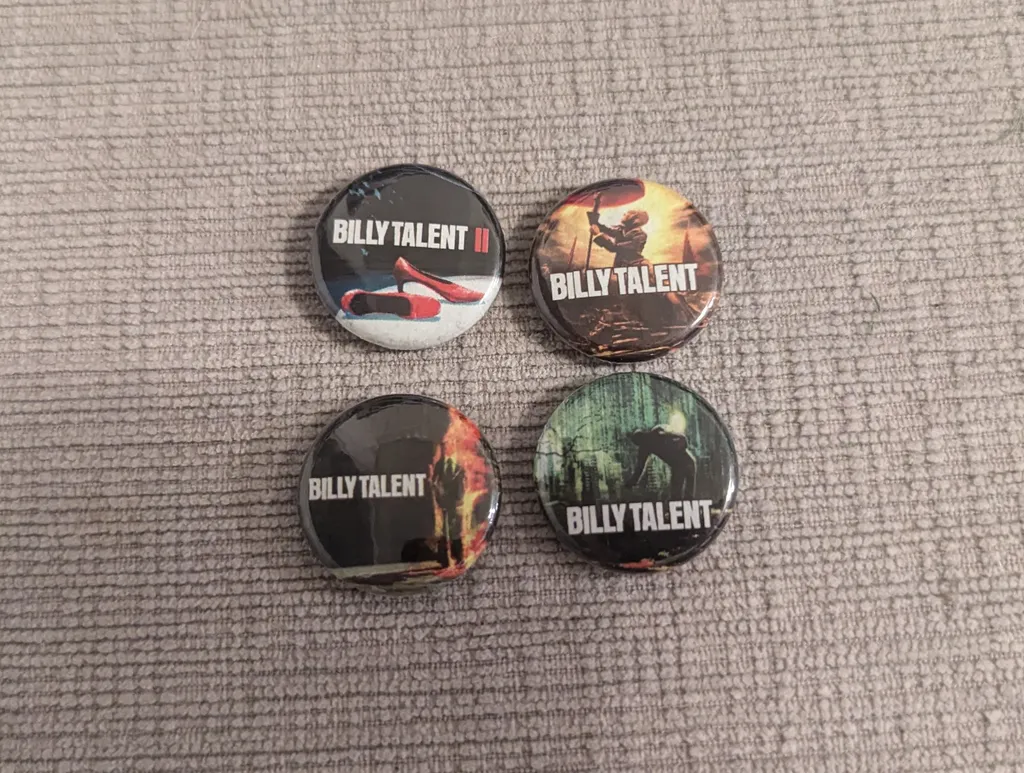 Billy Talent Button Set photo 1
