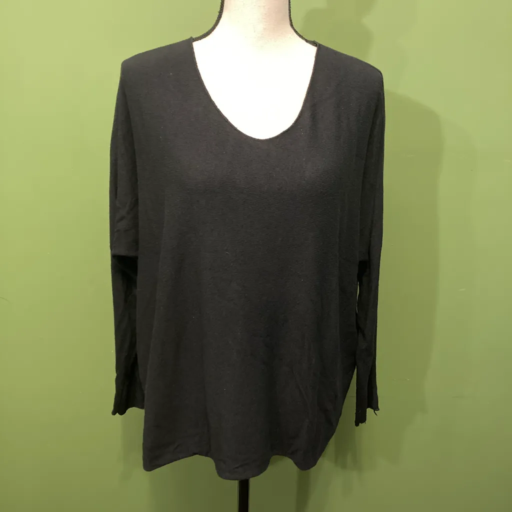 SHIVA wool/Angora mix Grey sweater top photo 1