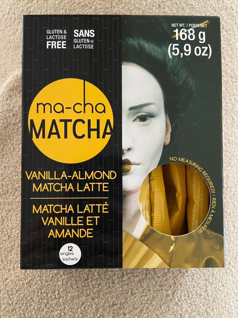 Vanilla almond matcha latte  photo 1