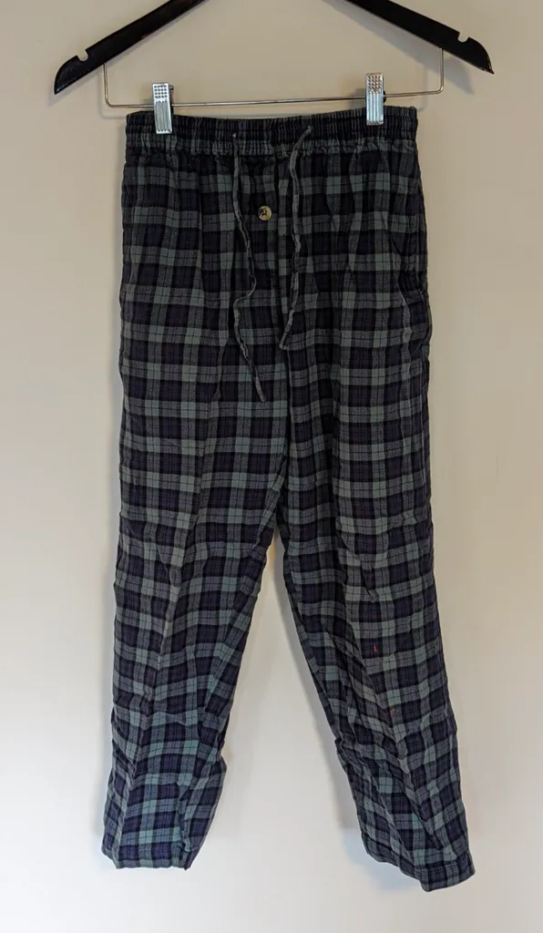 Plaid Pajama Pants (Fabric) photo 1