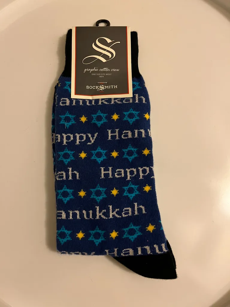 BN Men’s Hanukkah Socks photo 1