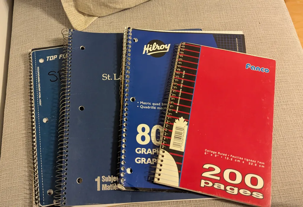 Bundle of 4 Spiral Notebooks photo 1