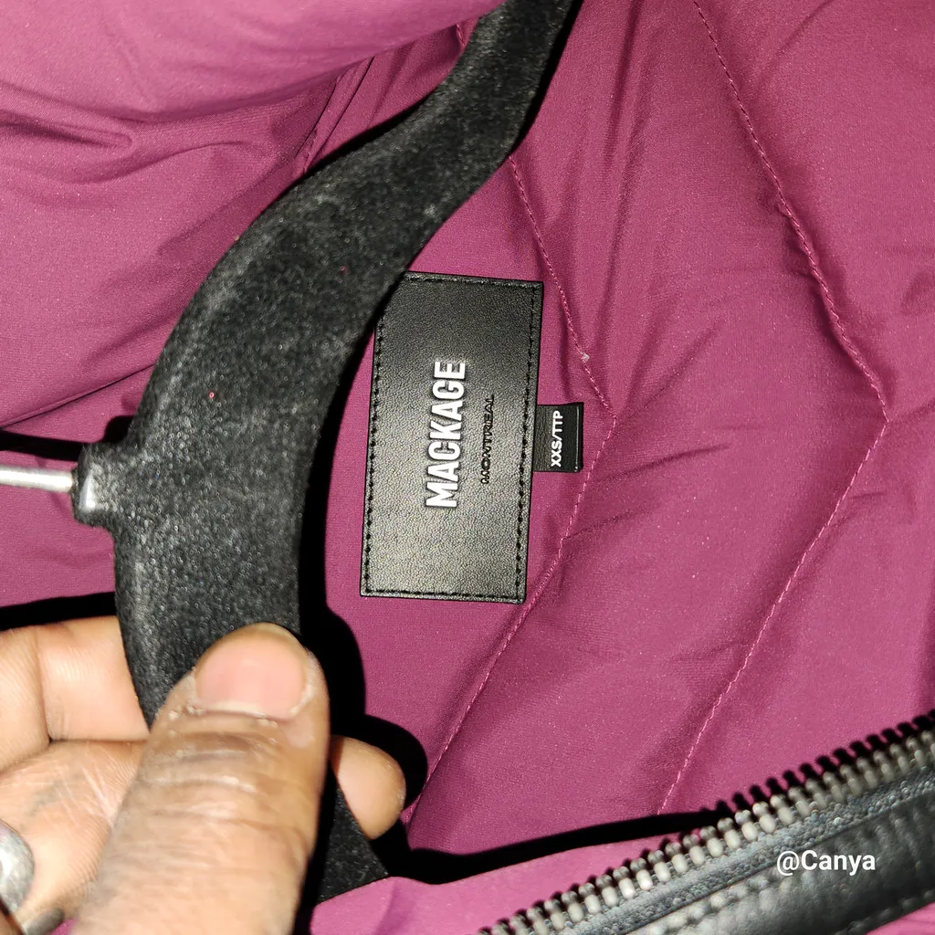 Mackage paisley purple puffer  photo 1