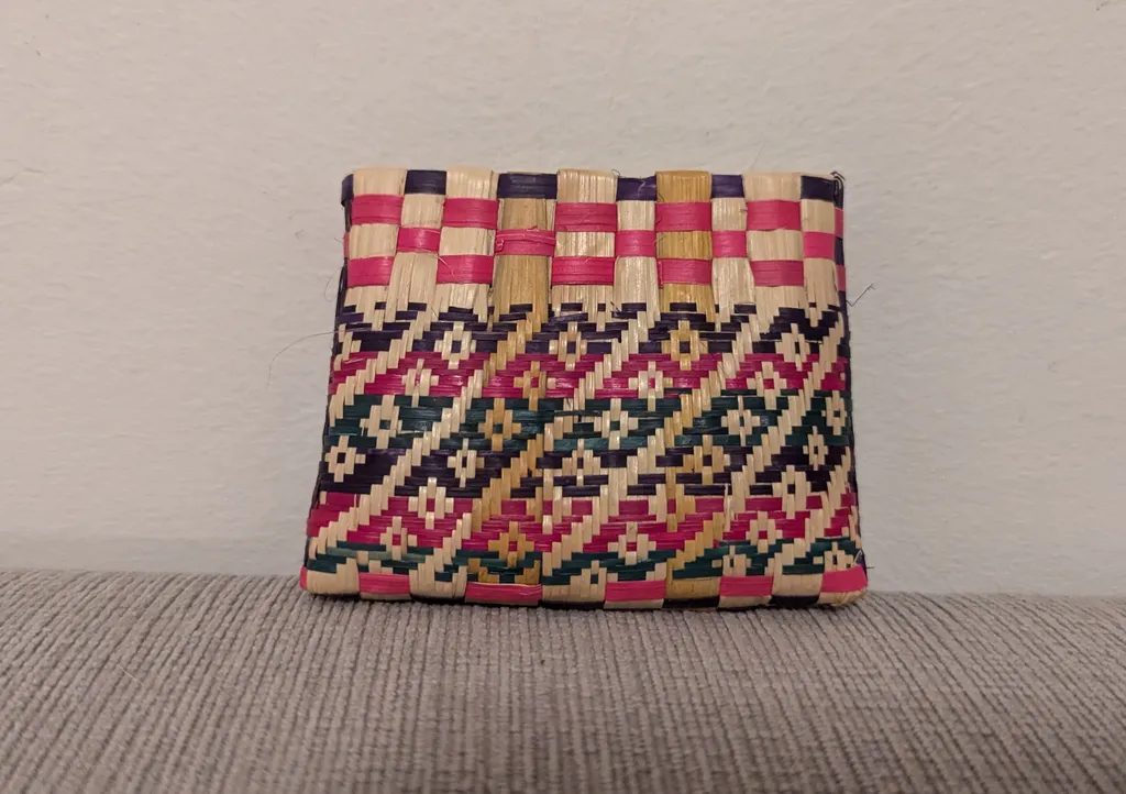 Brand New Handmade Woven Coin Purse photo 1