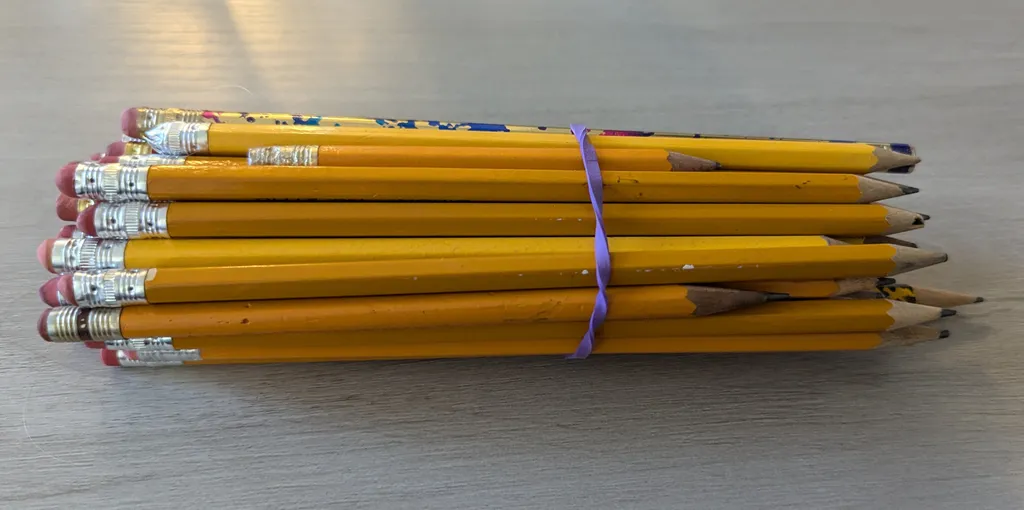 Bundle of Used Pencils photo 1