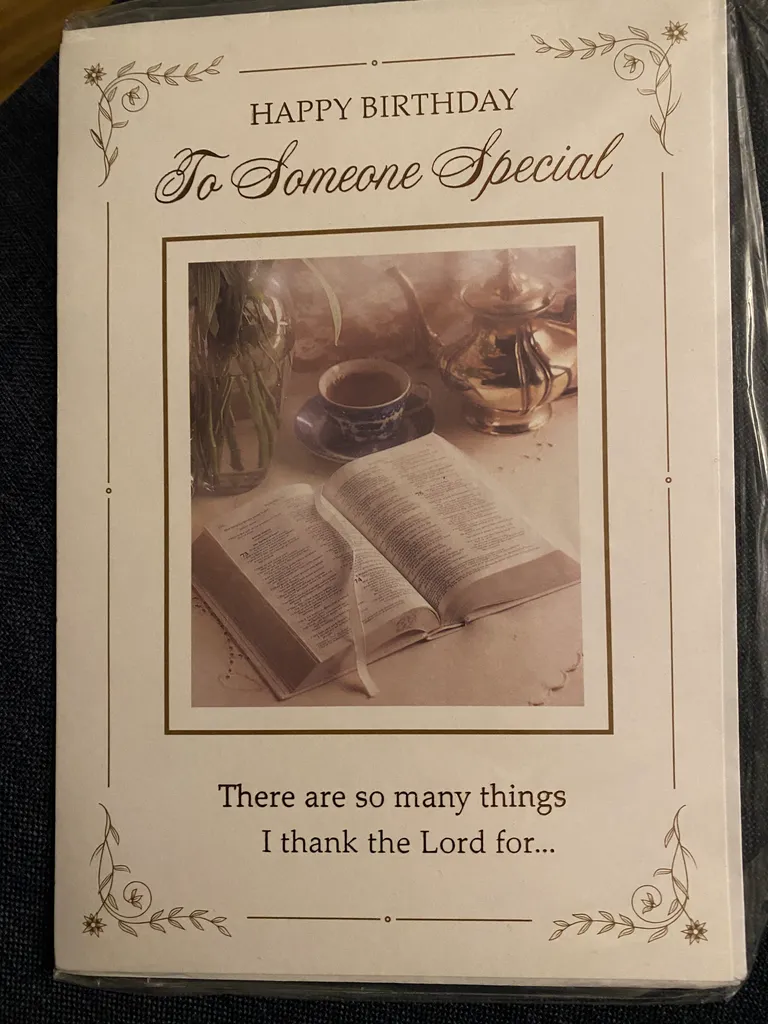 Birthday Card - Religious photo 1