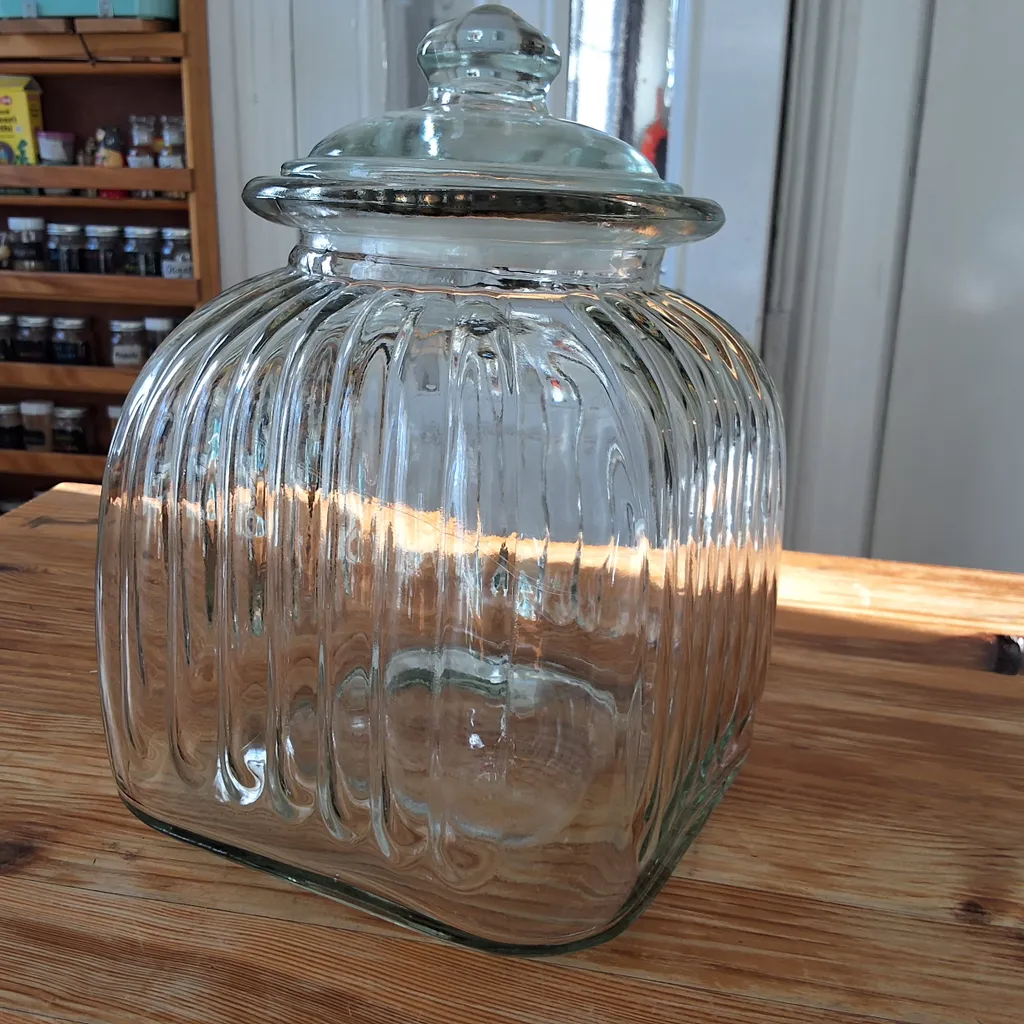 Big Beautiful Jar w tight closing cap photo 1