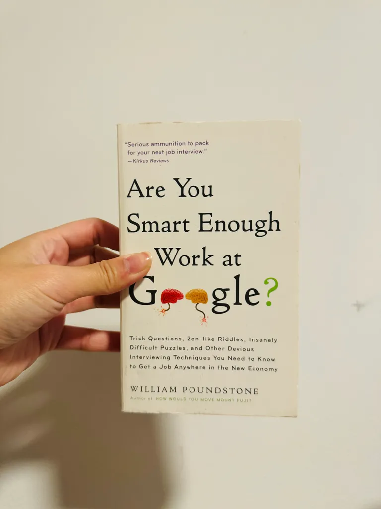 Are you smart enough to work at Google Book photo 1
