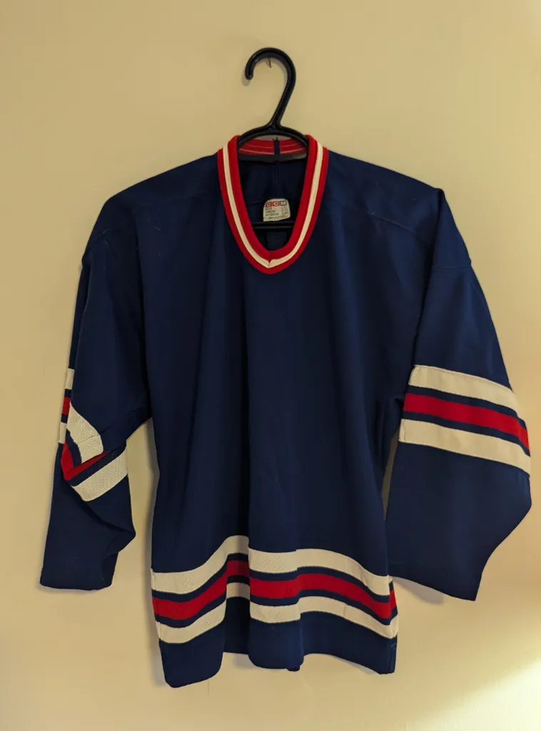 CCM Vintage Hockey Jersey - Boys Size Large/X-Large photo 1