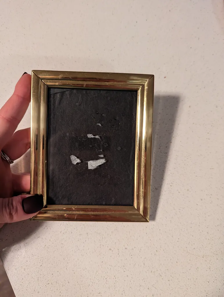 Vintage 4x5" gold frame photo 1