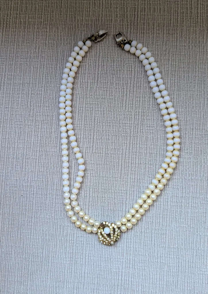 Faux Pearl and Bead Necklace photo 1