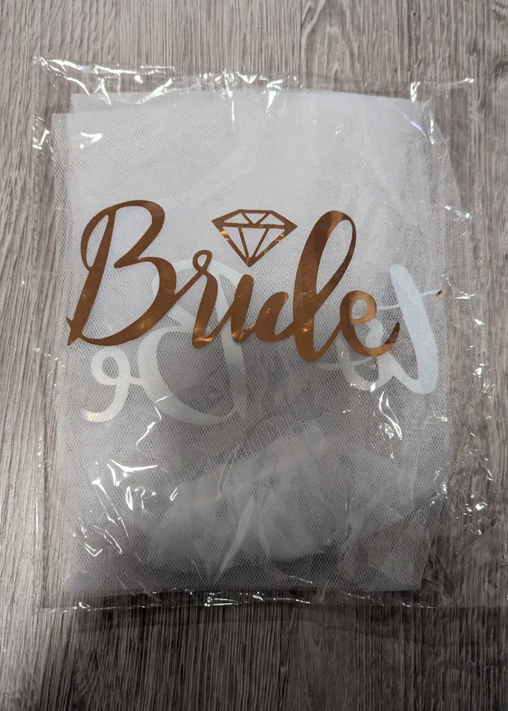 Brand New Bride Veil For Bachelorette  photo 1