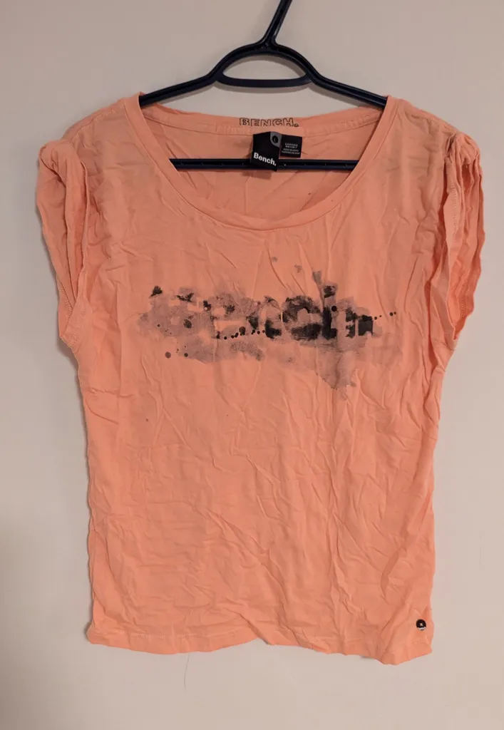 Bench. Peach T-Shirt - Women's Large photo 1
