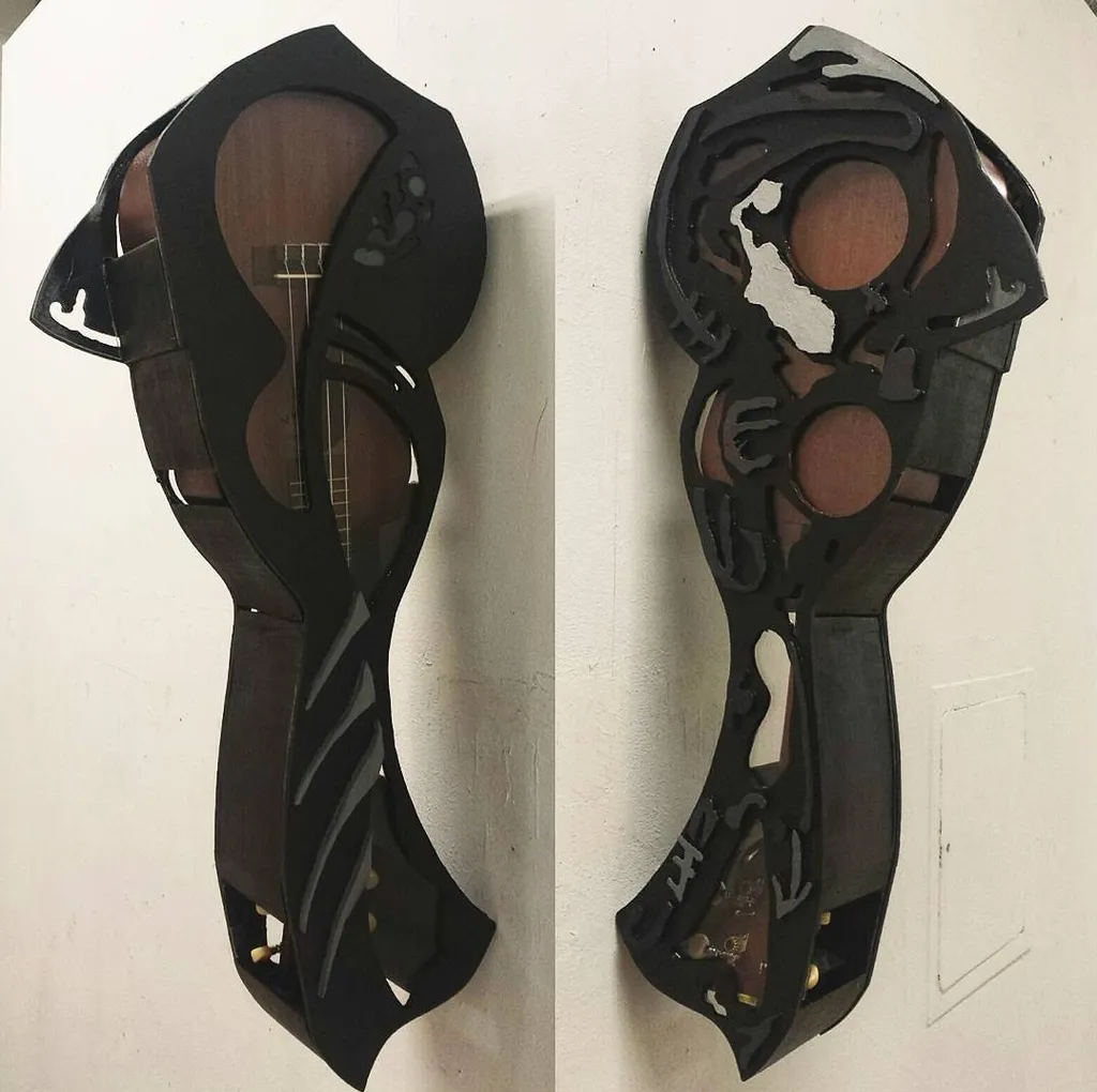 Ukelele Fish Case Sculpture Wall Art photo 1