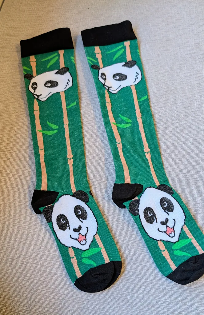Brand New Giftable Panda Bamboo Socks (One Size) photo 1