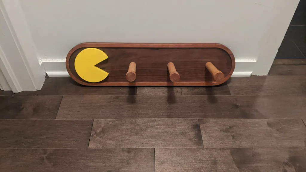 Pacman Wooden Wall hooks photo 1