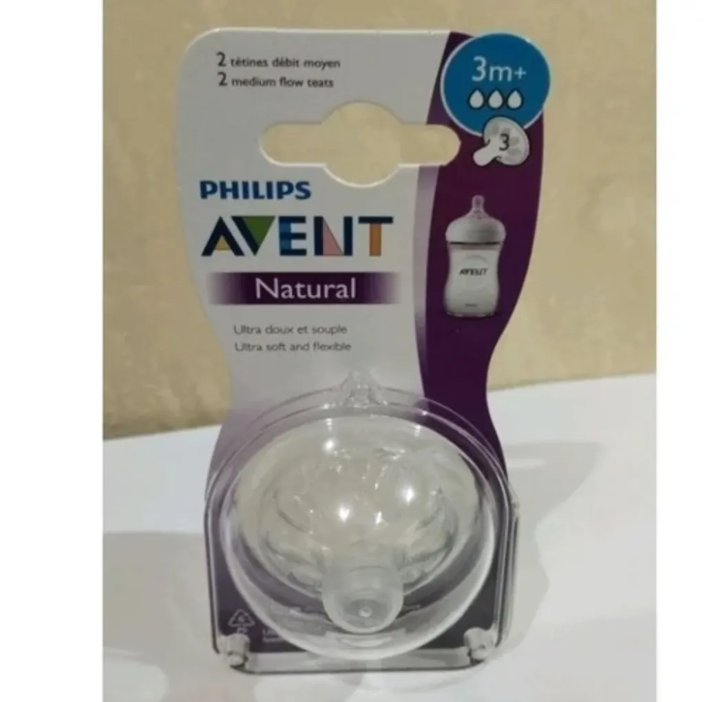 Phillips bottle nipples 3m+ photo 1