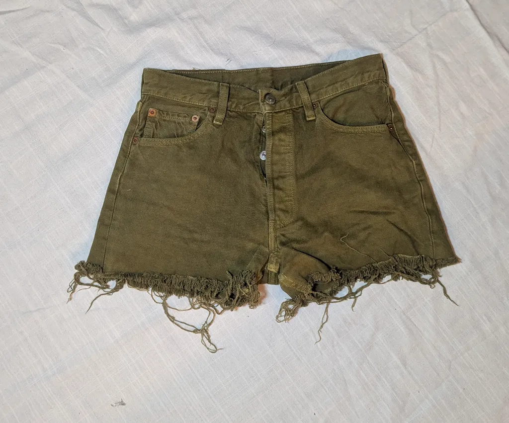 Dark green shorts photo 1
