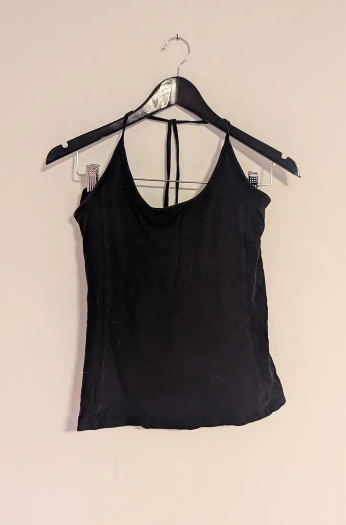 Black Halter Top - Women's Medium photo 1