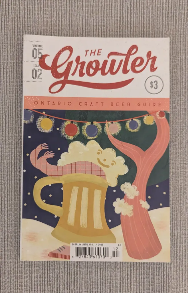 Brand New The Growler Ontario Craft Beer Guide photo 1