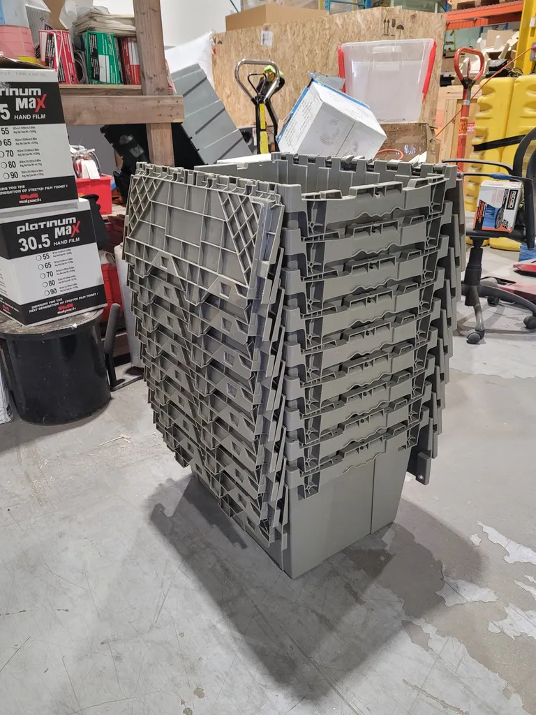 Plastic bins photo 1