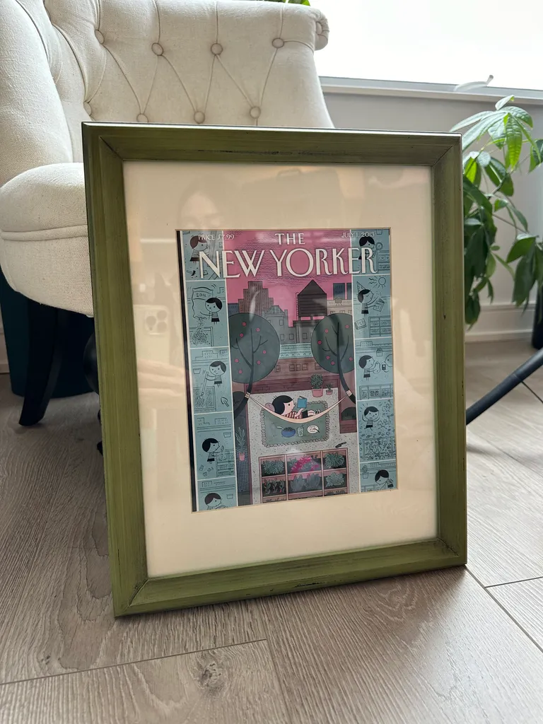New Yorker Cover and Frame photo 1