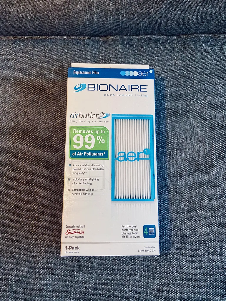 BNIB  |  Bionaire Air Filter photo 1