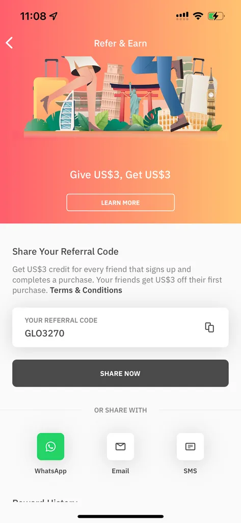 Airalo e-sim code for $3 off USD  photo 1