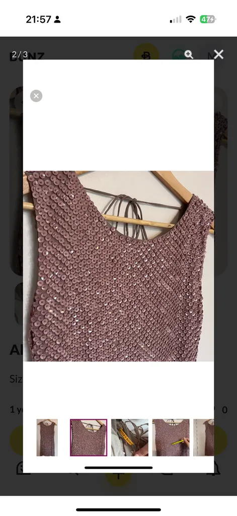 Alice and olivia sparkly dress photo 1