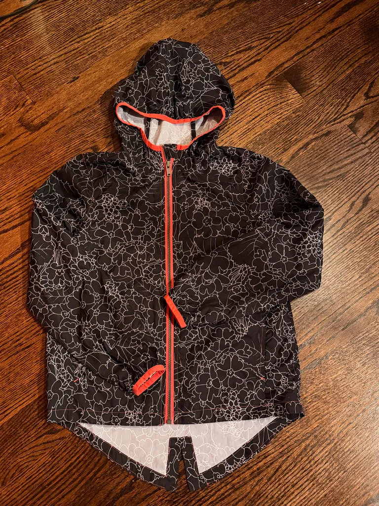 JOE FRESH GIRLS WINDBREAKER FLORAL PRINT SIZE 10/12 photo 1