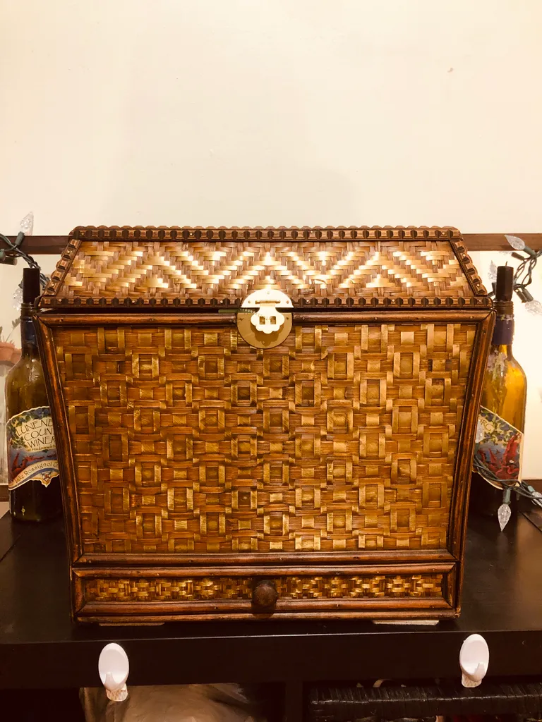 Hand made antique chest  photo 1