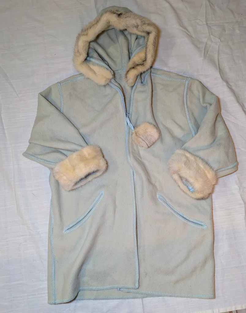 Wool and fur jacket  photo 1