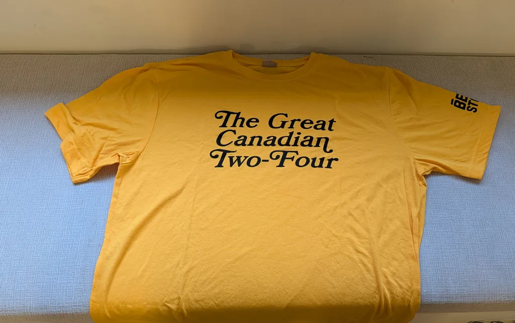 Brand New “The Great Canadian Two-Four” Shirt - Men's Large  photo 1
