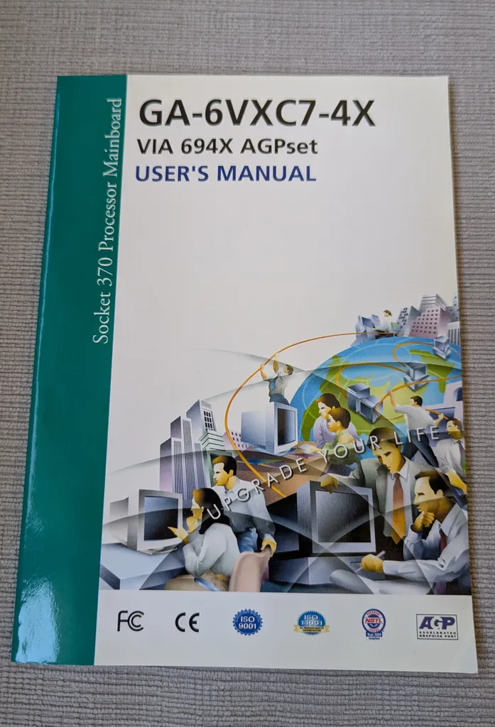 GA-6VXC7-4X Motherboard User's Manual photo 1