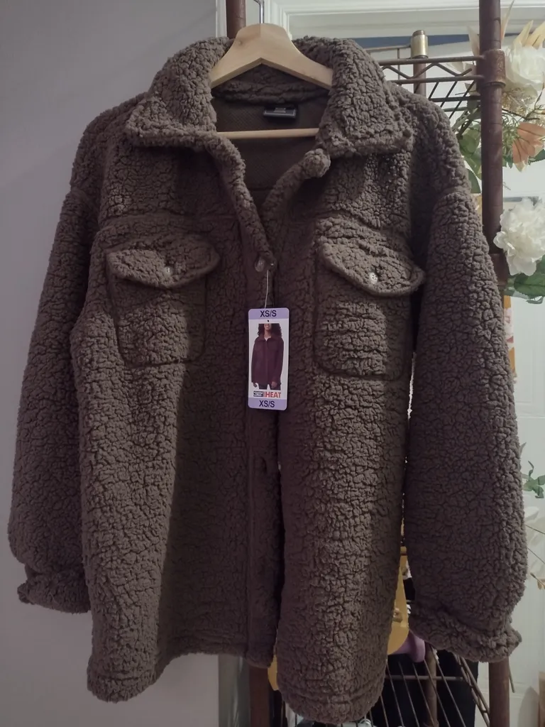 Pending - New - brown soft jacket  photo 1