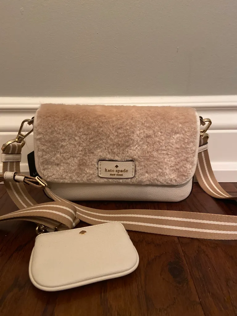 Kate Spade Faux Shearling Purse  photo 1