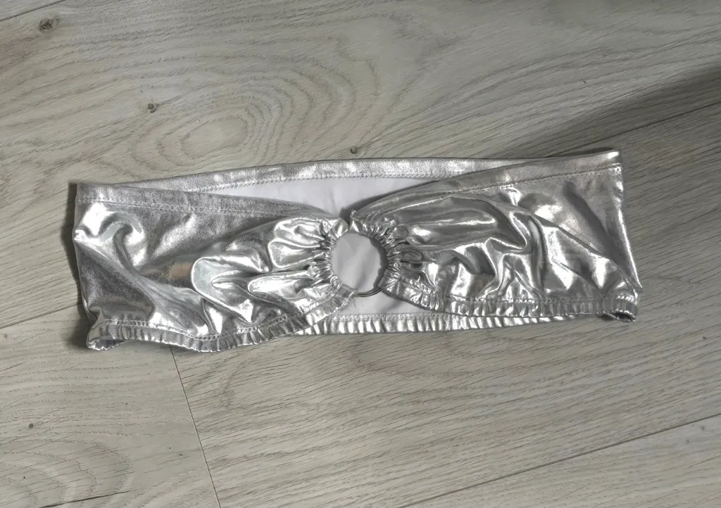 Silver Ring Bandeau Top photo 1