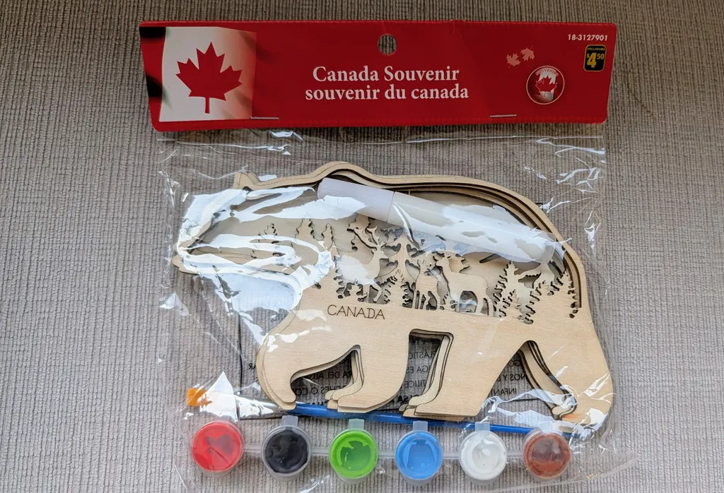 Brand New Canada Souvenir Bear Craft Kit photo 1