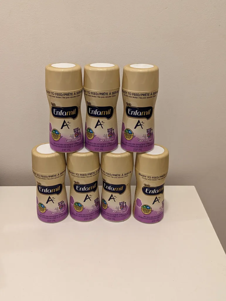 Enfamil Gentlease baby formula ready to feed photo 1