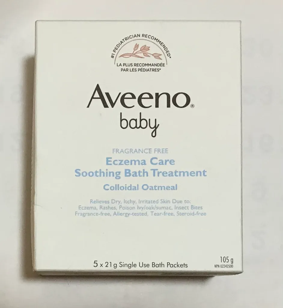 Aveeno baby eczema care soothing bath treatment photo 1